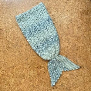 Handmade Infant Mermaid Tail Blanket Prop